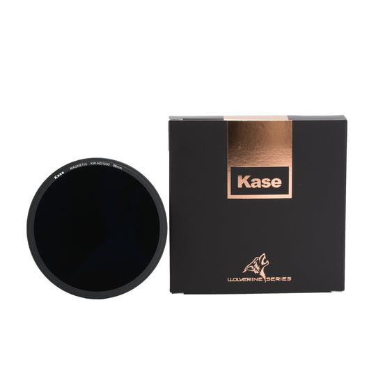 Kase Wolverine Graufilter Variabel ND 1.5–10 – Magnetischer 77 Mm Filter Mit Anti-Rotations-Adapter